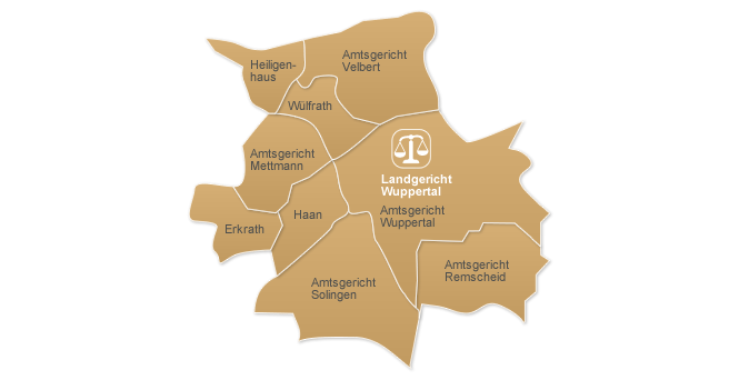 Gerichtsbezirk des Amtsgerichts Wuppertal